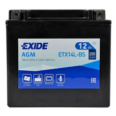 MOTO ETX 14L-BS EXIDE (12V, 12A)