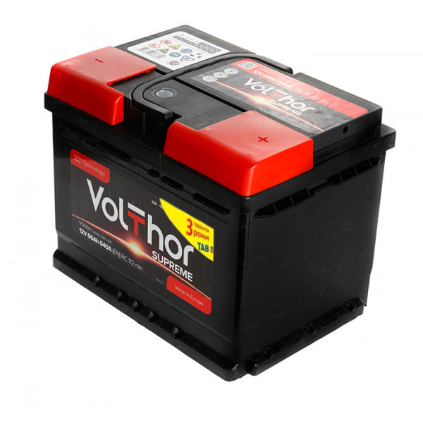 Акумулятор VOLTHOR Supreme 66 Ah 640 En R+