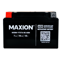 Мото акумулятор AGM  YTX  7A-BS MAXION (12V, 7A)