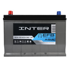 Автомобільний акумулятор INTER Premium Asia 100Ah 850A L+ EFB (D31)