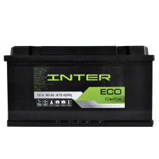 INTER Eco  90Ah 670A R+ (L5)