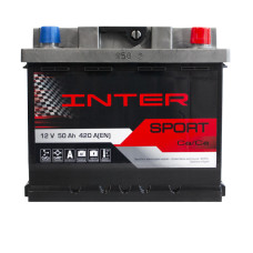 Автомобільний акумулятор INTER Sport  50Ah 420A R+ (L1B)