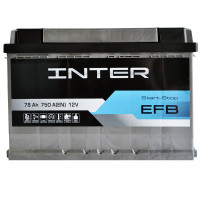 INTER EFB  78Ah 750A R+ (L3)