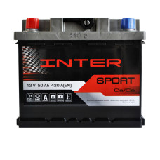 Автомобільний акумулятор INTER Sport  50Ah 420A L+ (L1B)