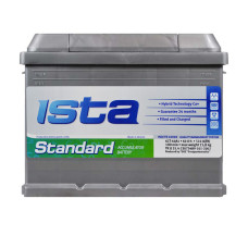 Автомобільний акумулятор ISTA Standard  60Аh 510А R+ (L2)