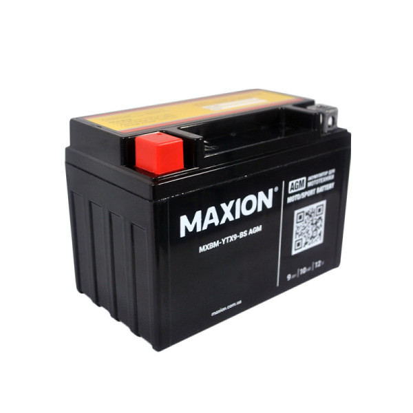 Мото акумулятор AGM YTX 9-BS MAXION (12V, 8A)