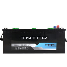 Автомобільний акумулятор INTER EFB Premium 200Ah 1450A L+ (D5)