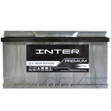 Автомобільний акумулятор INTER Premium 100Ah 850A L+ (L5)