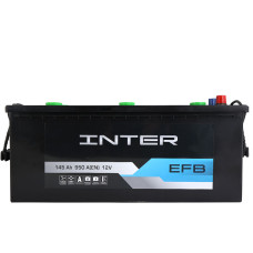 Автомобільний акумулятор INTER Premium 145Ah 950A L+ EFB (D4)