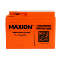 Мото акумулятор AGM  YTR  4A-BS MAXION (12V, 2.3A)