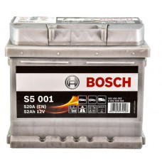 Акумулятор BOSCH S5 52 Ah 0092S50010 R+