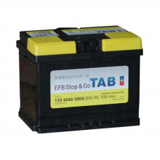 TAB EFB 60 Ah 580 En R+