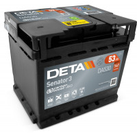 Акумулятор DETA SENATOR 3 53Ah 540En DA530 R+