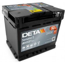 Акумулятор DETA SENATOR 3 53Ah 540En DA530 R+