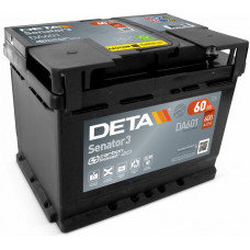Акумулятор DETA SENATOR 3 60Ah 600En DA601 L+