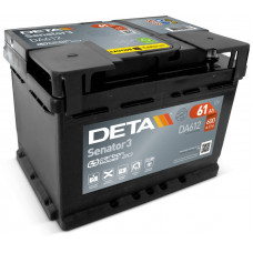 Акумулятор DETA SENATOR 3 61Ah 600En DA612 R+