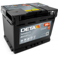 Акумулятор DETA SENATOR 3 64Ah 640En DA640 R+