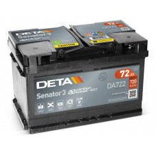 Акумулятор DETA SENATOR 3 72Ah 720En DA722 R+