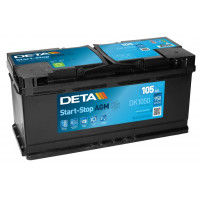 Акумулятор DETA AGM 105Ah 950En DK1050 R+