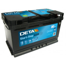 Акумулятор DETA AGM 80Ah 800En DK800 R+