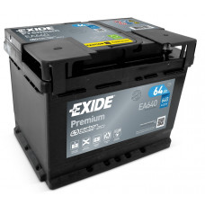 Акумулятор EXIDE PREMIUM 64Ah 640En EA640 R+