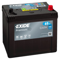 Акумулятор EXIDE PREMIUM 65Ah 580En EA654 R+