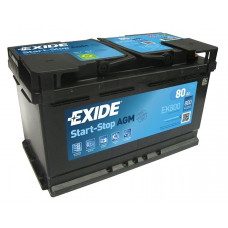 Акумулятор EXIDE AGM 80Ah 800En EK800 R+