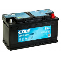 Акумулятор EXIDE AGM 95Ah 850En EK950 R+