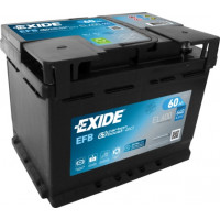 Акумулятор EXIDE EFB 60Ah 640En EL600 R+