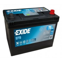 Акумулятор EXIDE EFB 75Ah 750En EL754 R+